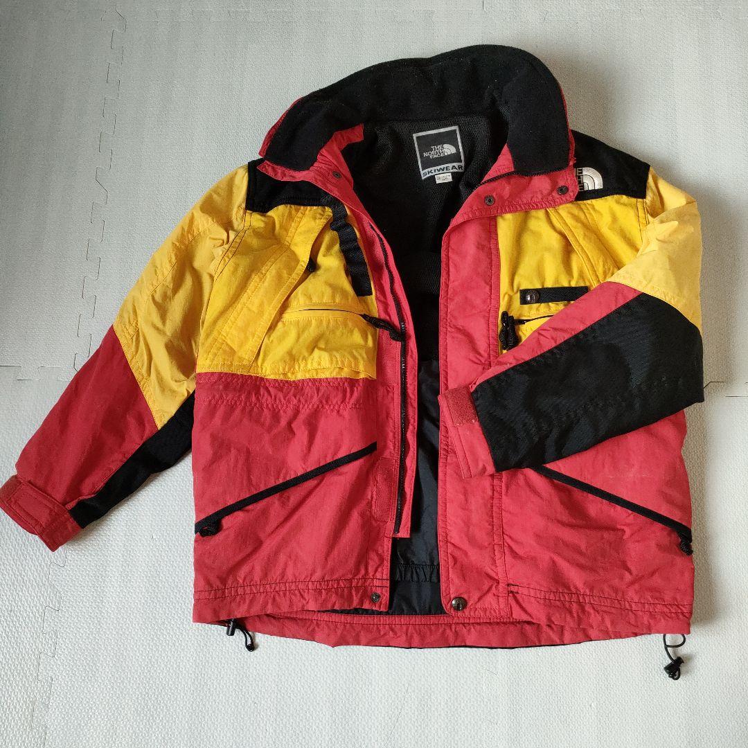 THE NORTH FACE スキーウェア 赤/黄/黒