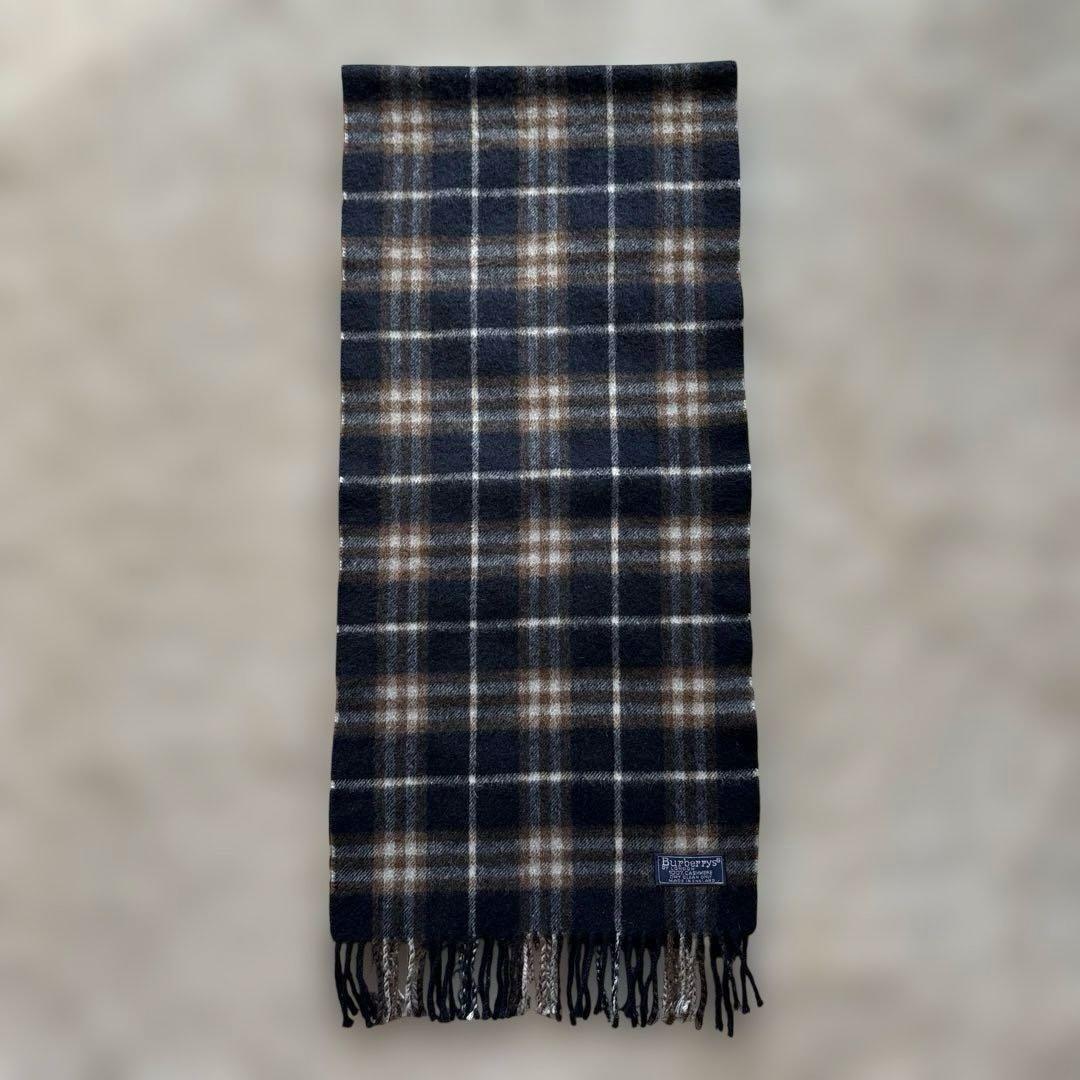 【美品】Burberrys バーバリーズ マフラー カシミヤ ノバチェック