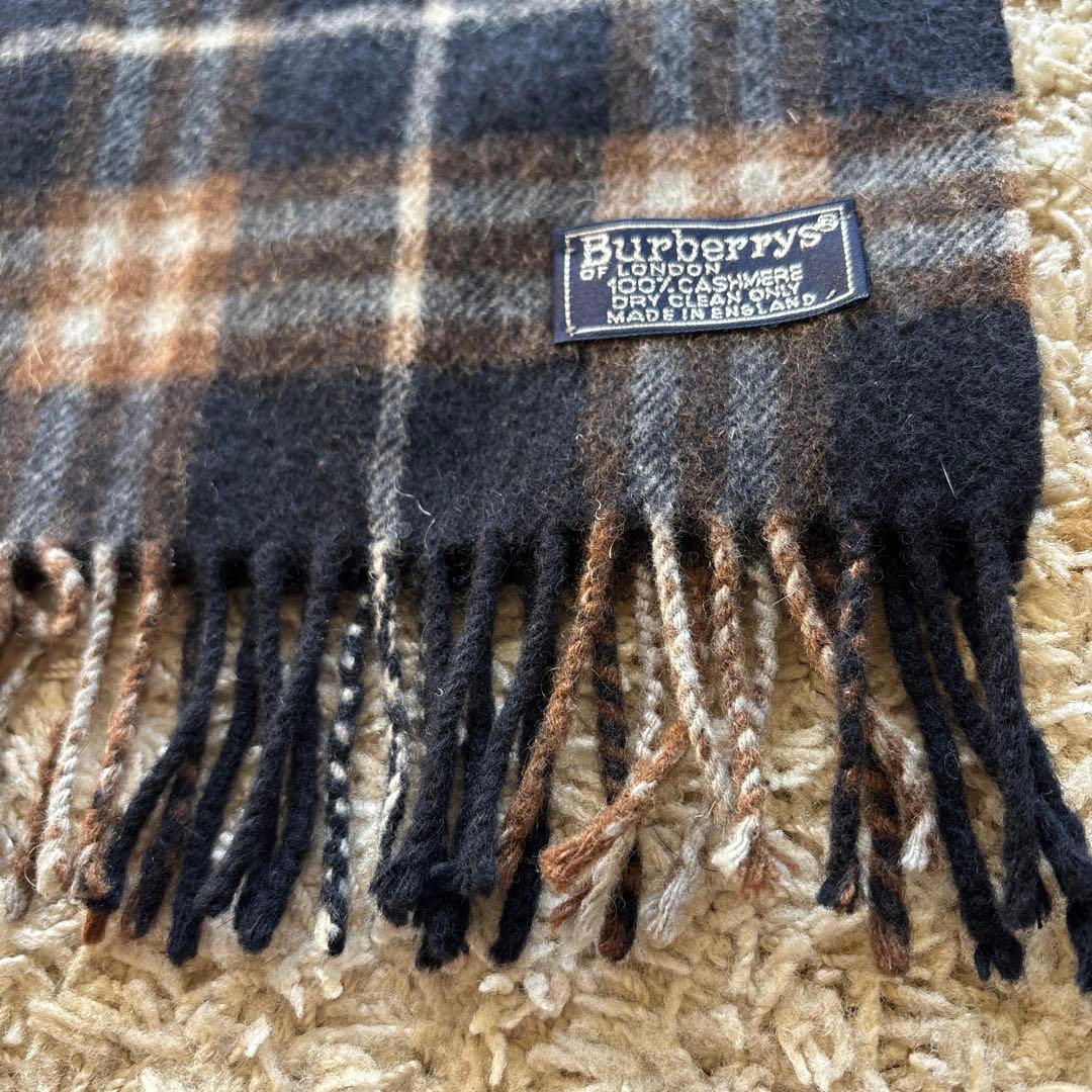 【美品】Burberrys バーバリーズ マフラー カシミヤ ノバチェック