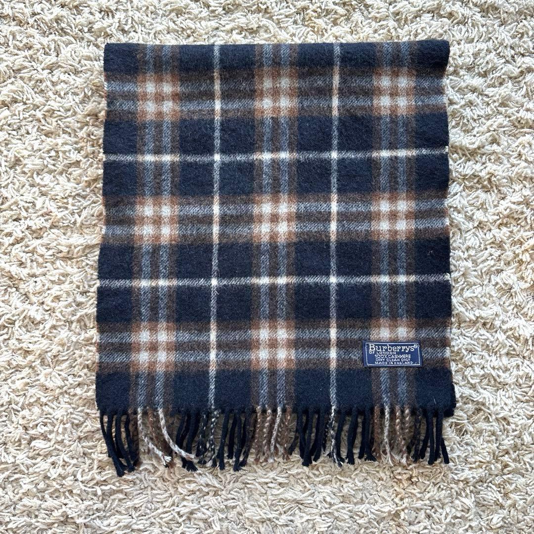 【美品】Burberrys バーバリーズ マフラー カシミヤ ノバチェック
