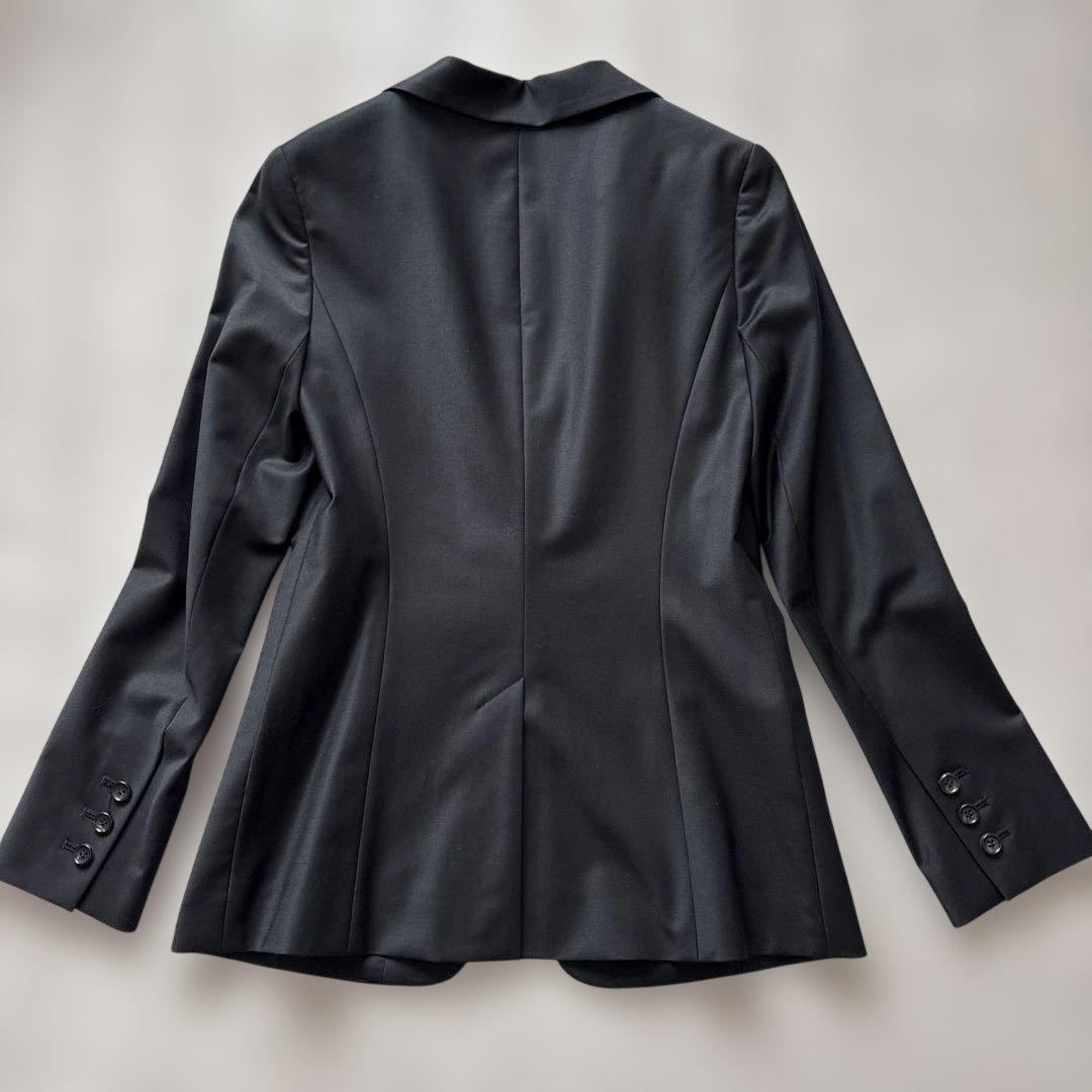 極美品【スーパー120】現行　セオリーリュクス　テーラードL 黒　ウール