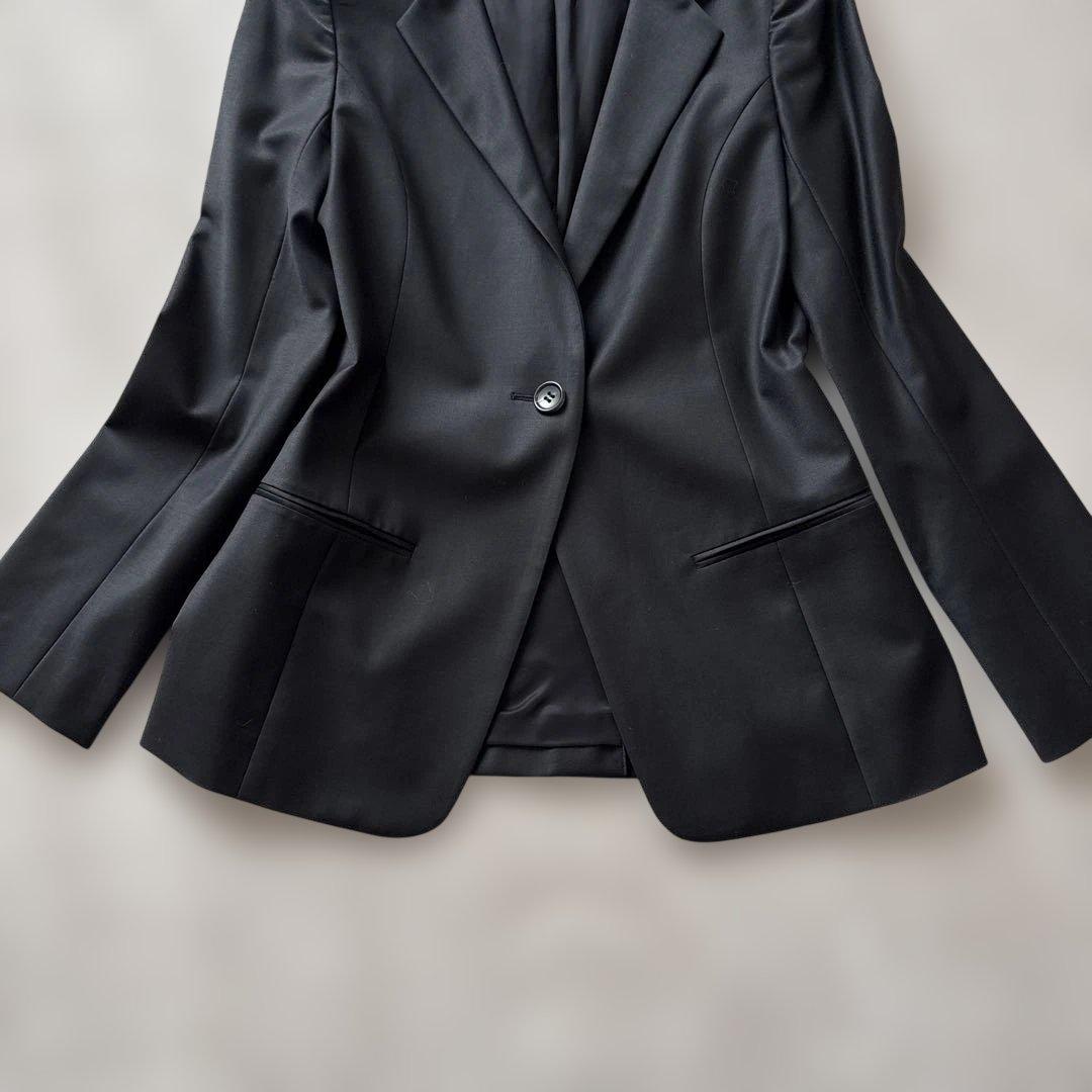 極美品【スーパー120】現行　セオリーリュクス　テーラードL 黒　ウール