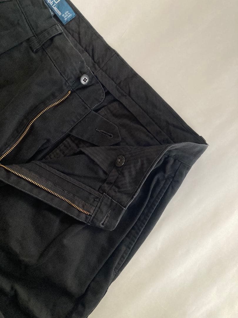 90s Ralph Lauren ラルフローレン チノパン ポロチノ ブラック