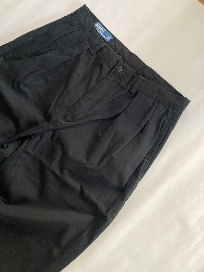 90s Ralph Lauren ラルフローレン チノパン ポロチノ ブラック