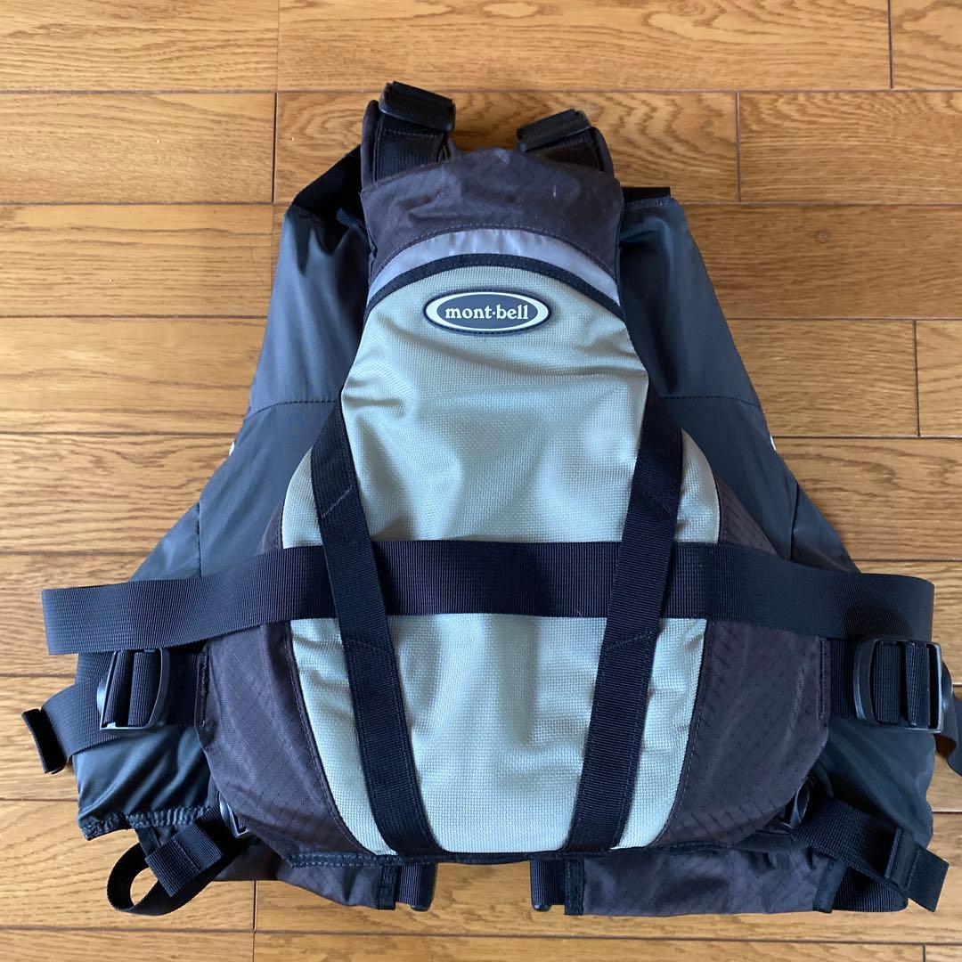 mont-bell ライフジャケット S/M ダークブラウン/グレー