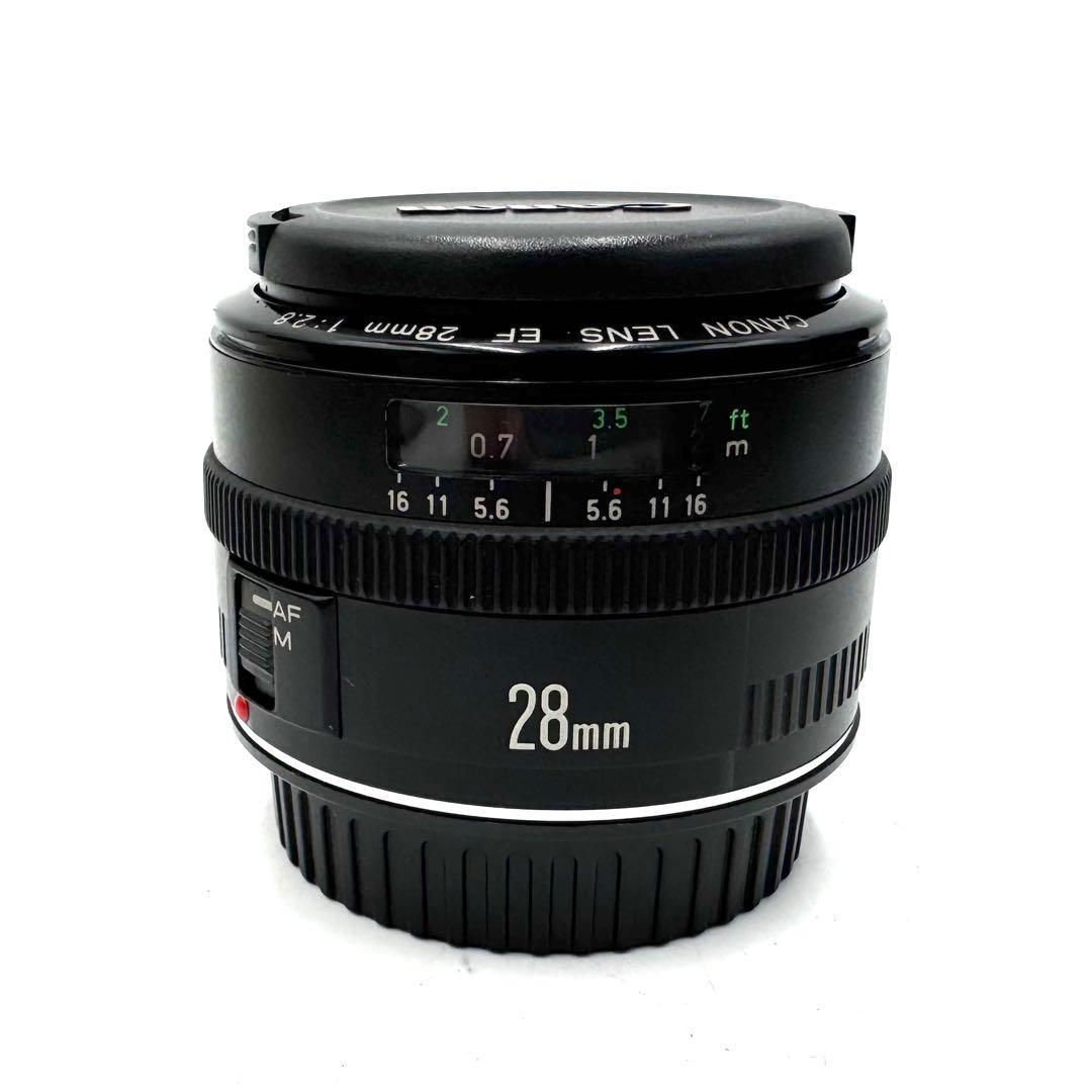 美品 CANON キャノン EF 28mm F2.8 単焦点レンズ