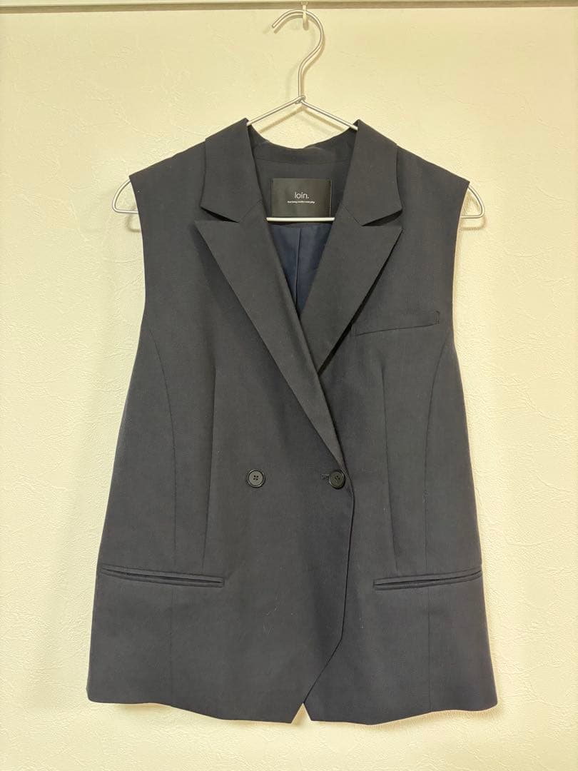 新品未使用　井川遥　ロワン　loin ネイビージレ