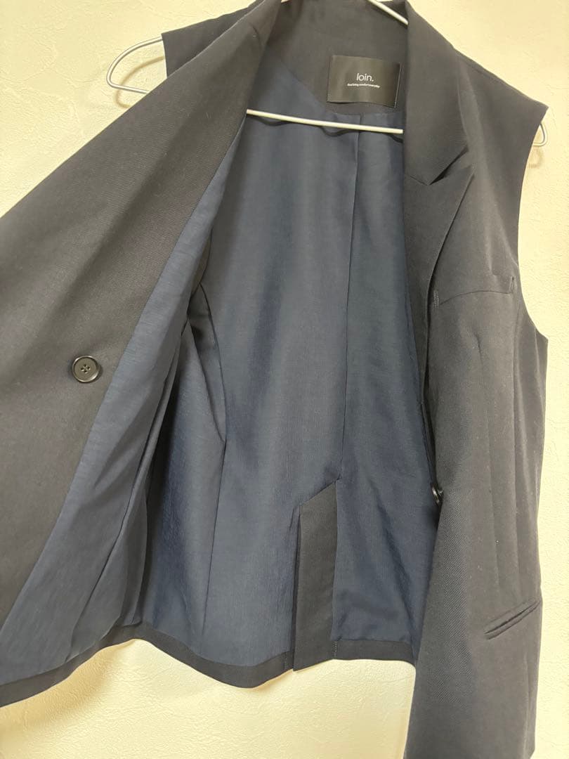 新品未使用　井川遥　ロワン　loin ネイビージレ