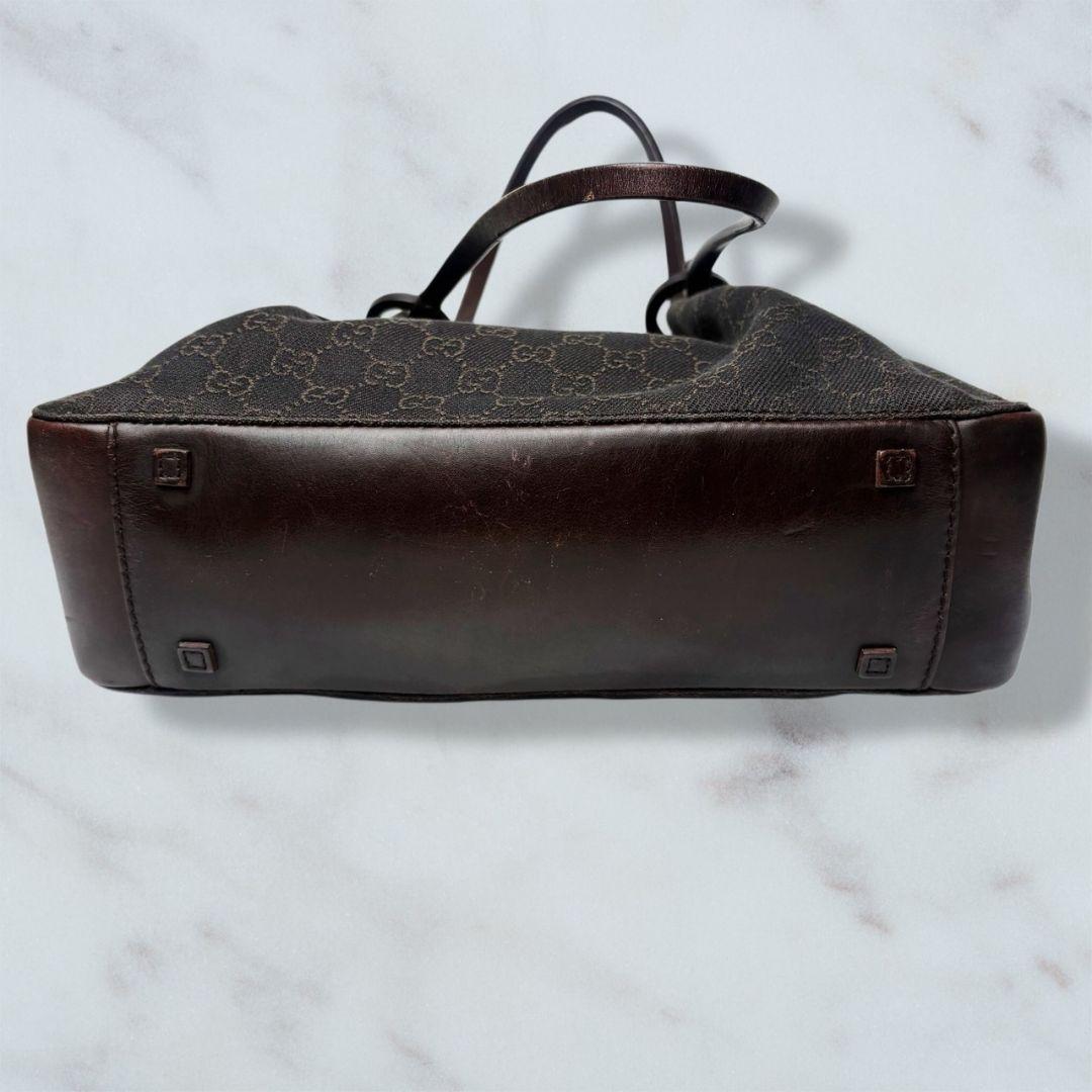 051 美品 GUCCI ハンドバッグ トートバッグ 肩掛け GG柄 n9