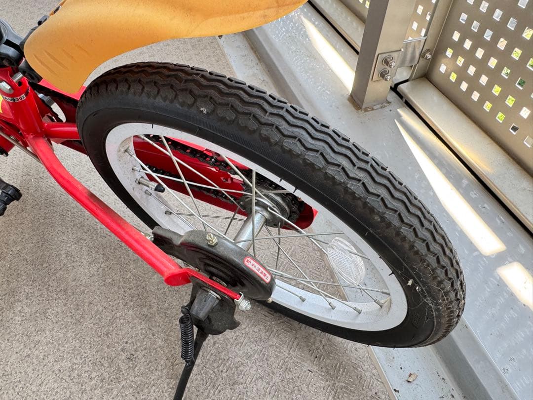 【引き取り限定 東京】peopleピープル レッド キッズ自転車 16インチ