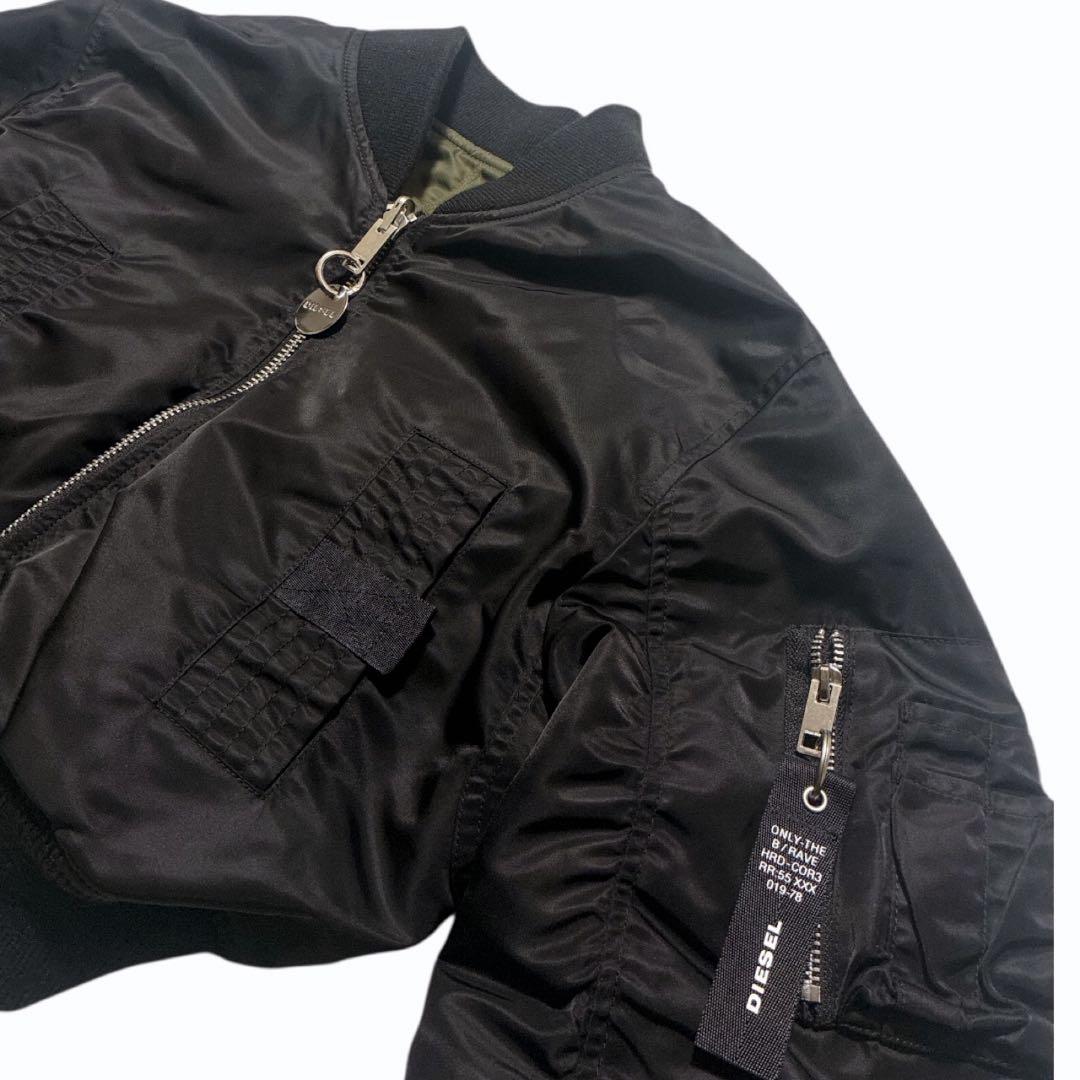 DIESEL ディーゼル　ボンバー ジャケット　MA-1 ショート リバーシブル