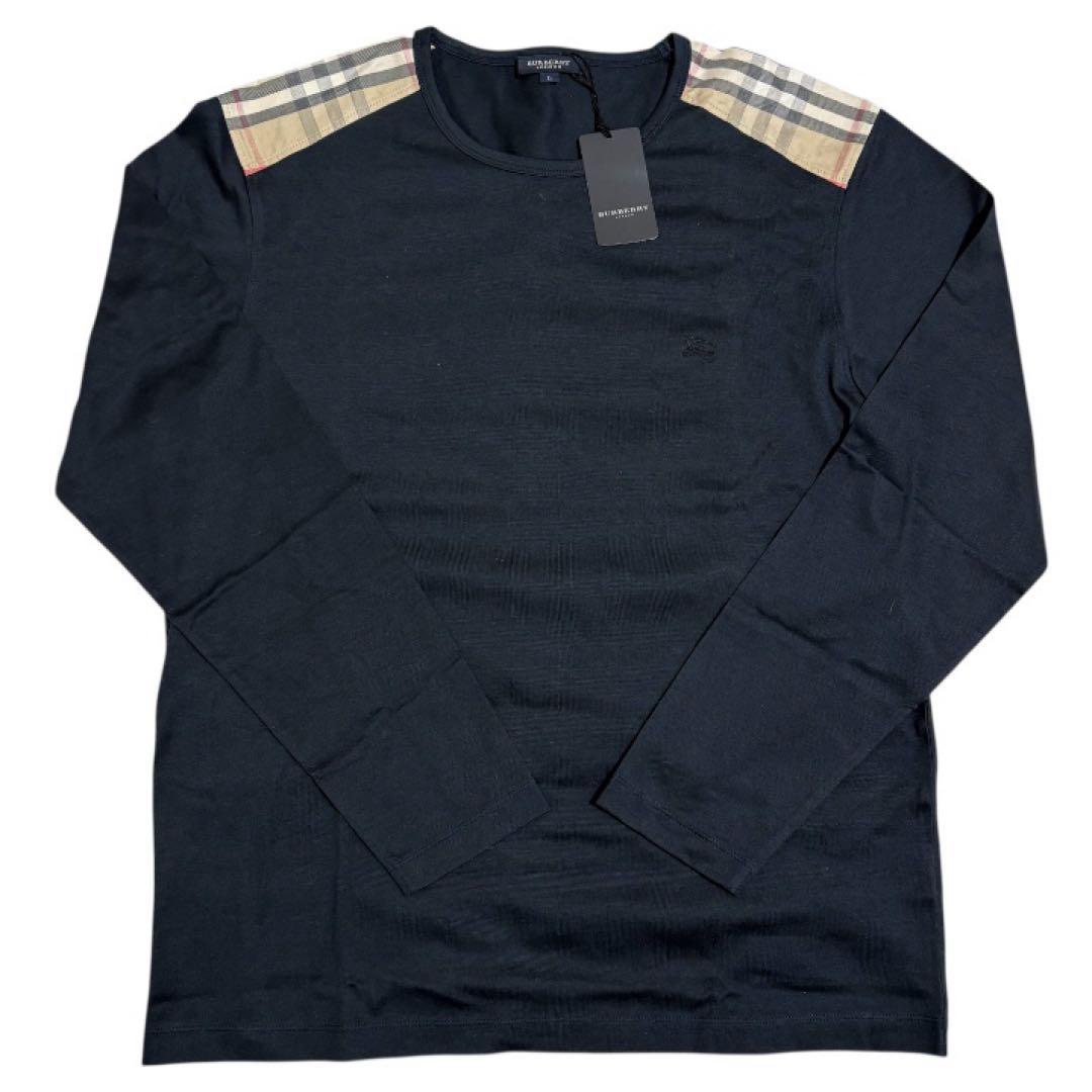 《タグ付き新品未使用》BURBERRY LONDON ロングTシャツ Lサイズ