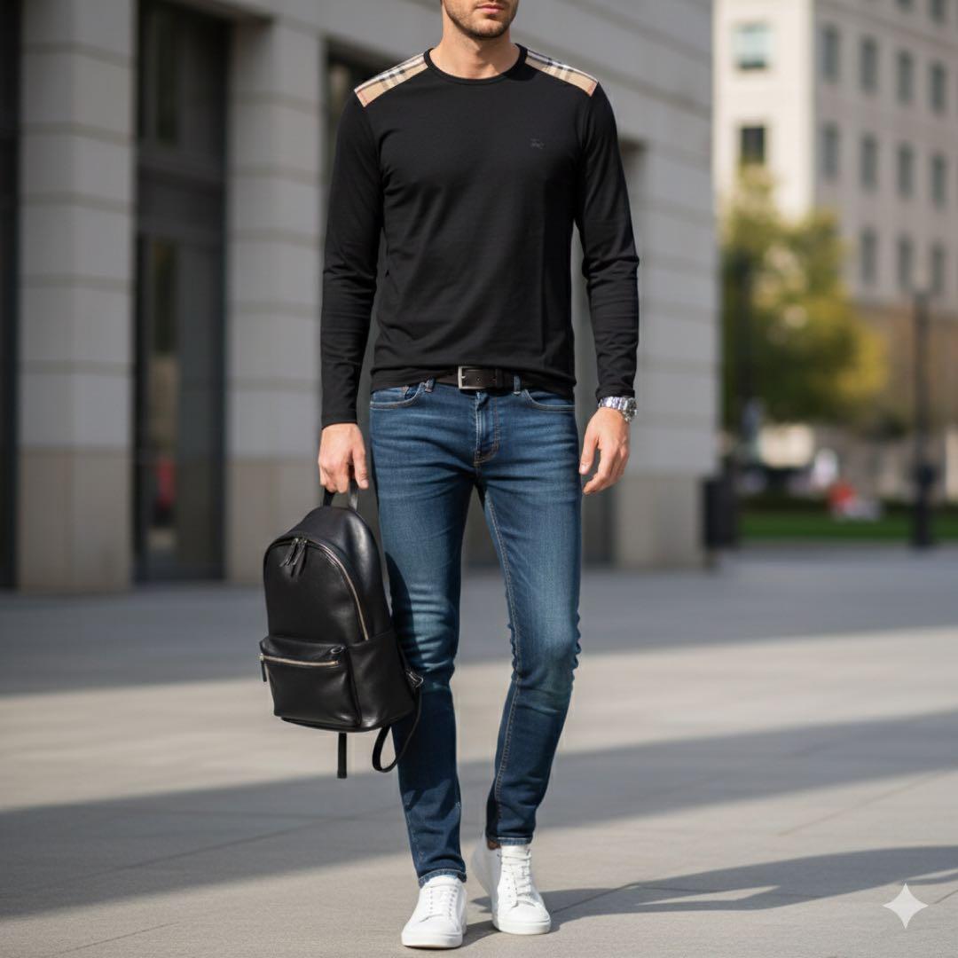 《タグ付き新品未使用》BURBERRY LONDON ロングTシャツ Lサイズ