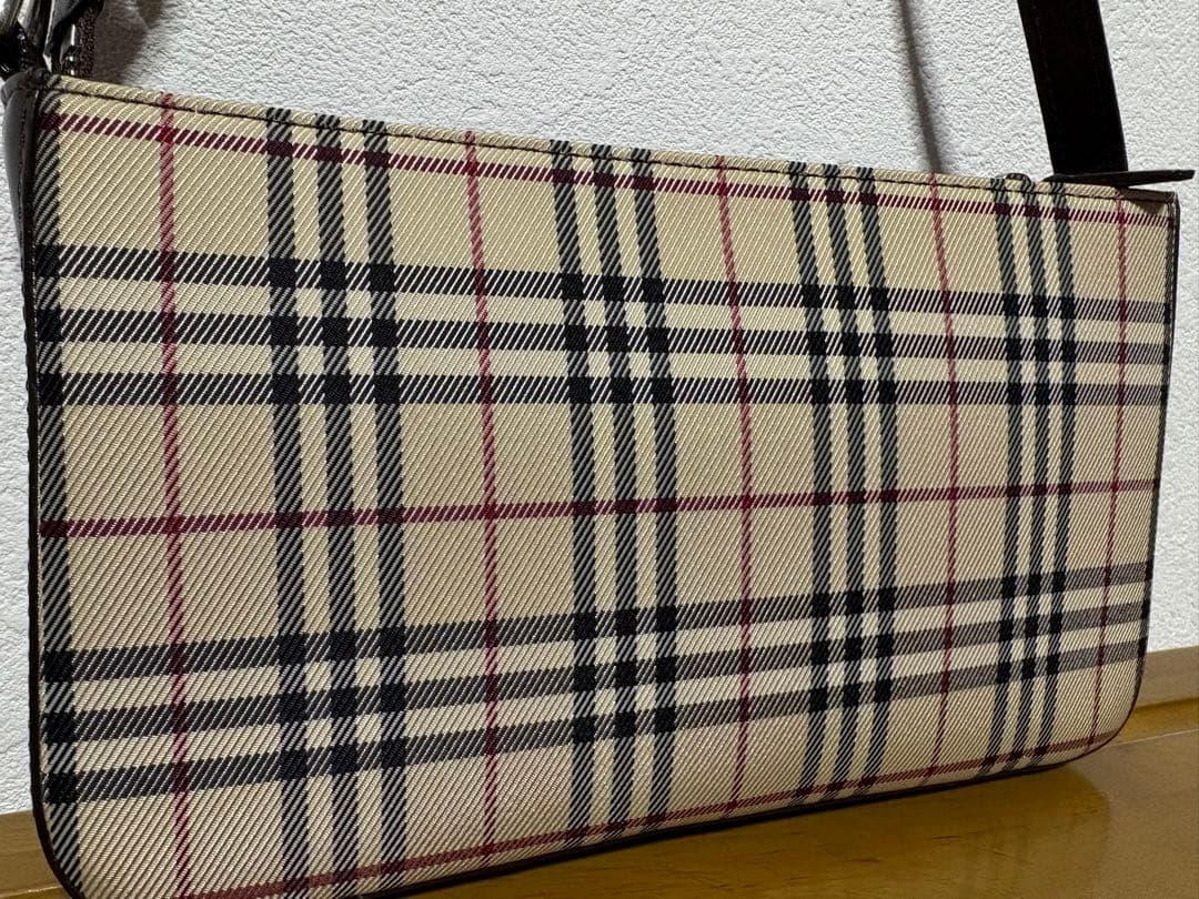 BURBERRY バーバリー ノバチェック ワンショルダーバック　ブラウン