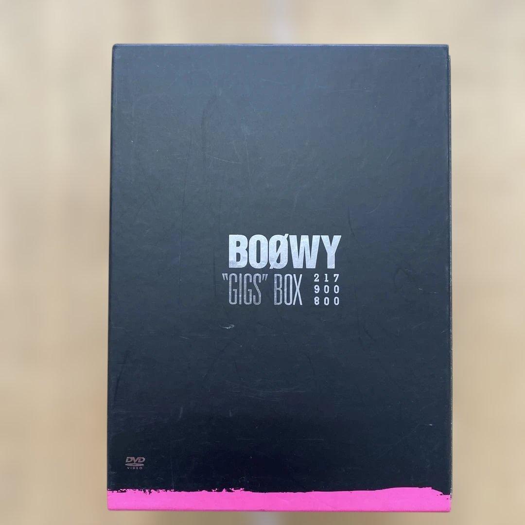 ボウイ BOOWY GIGS BOX