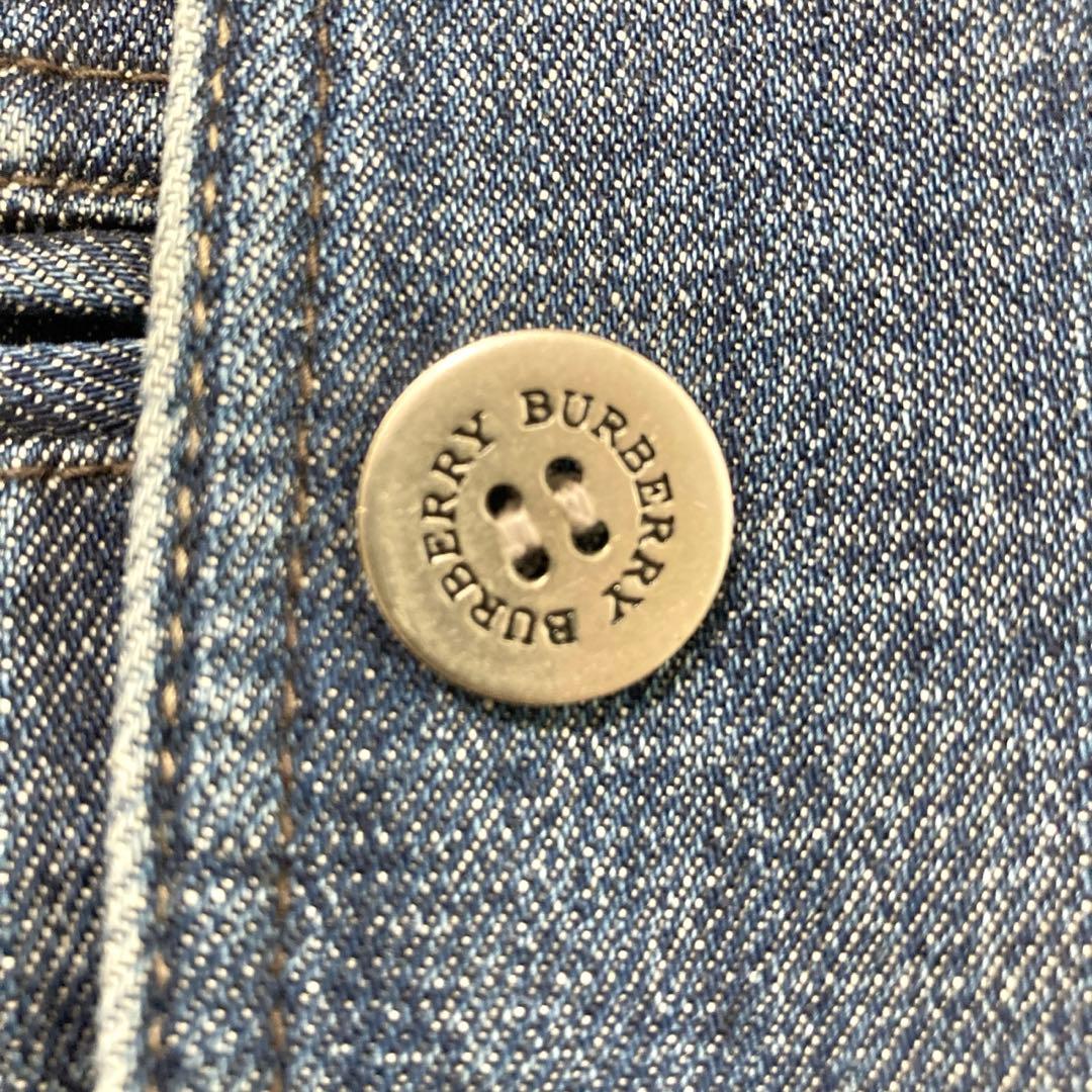 Burberry London ノバチェック　デニムジャケット　XL インディゴ