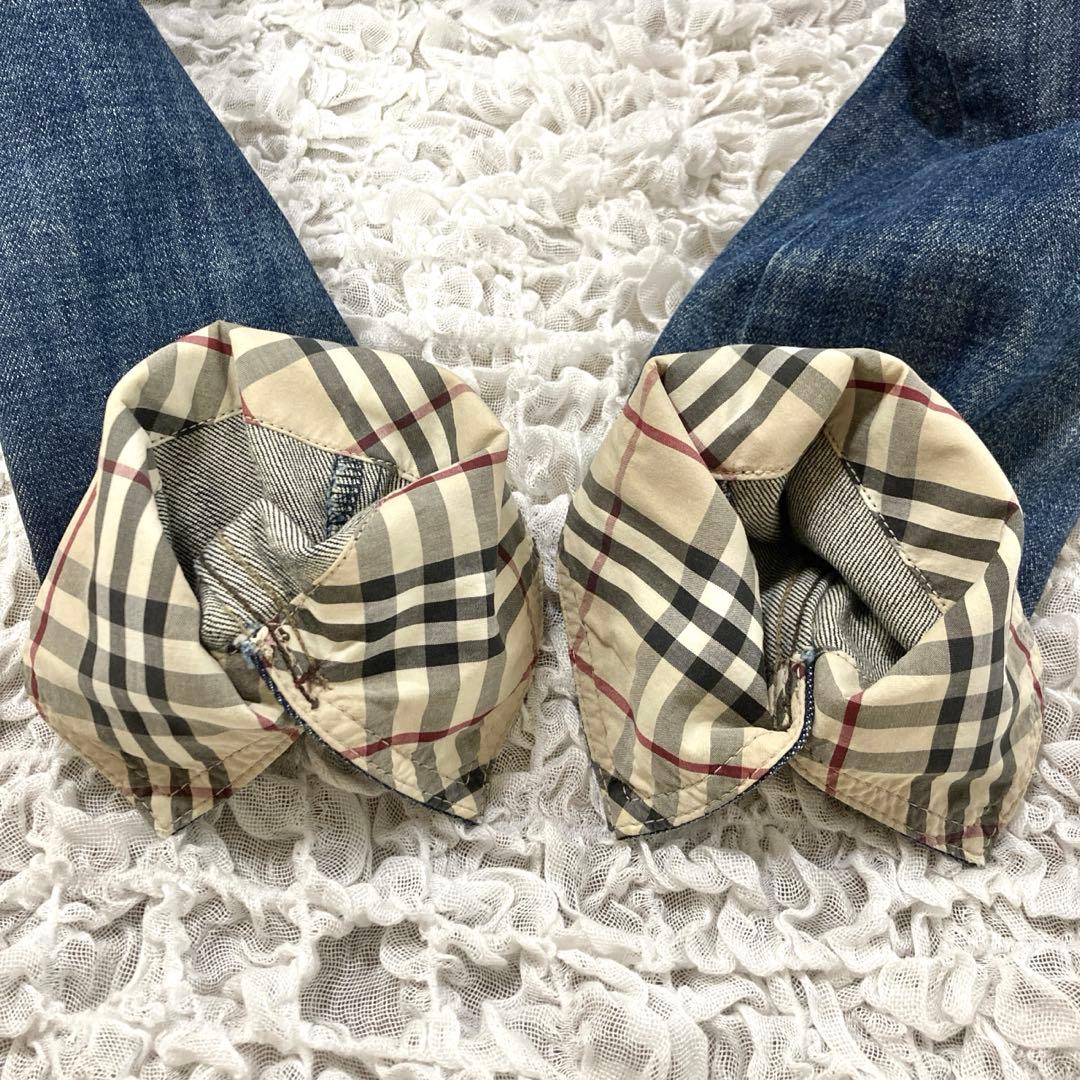 Burberry London ノバチェック　デニムジャケット　XL インディゴ