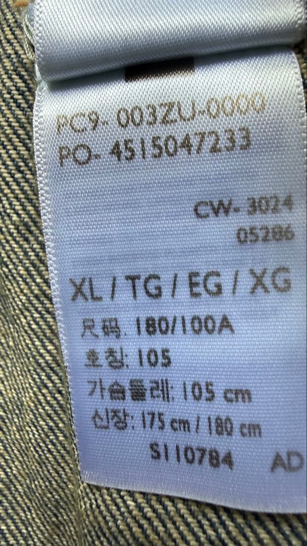 【新品・品薄サイズ】リーバイス TYPE I TRUCKER JACKET