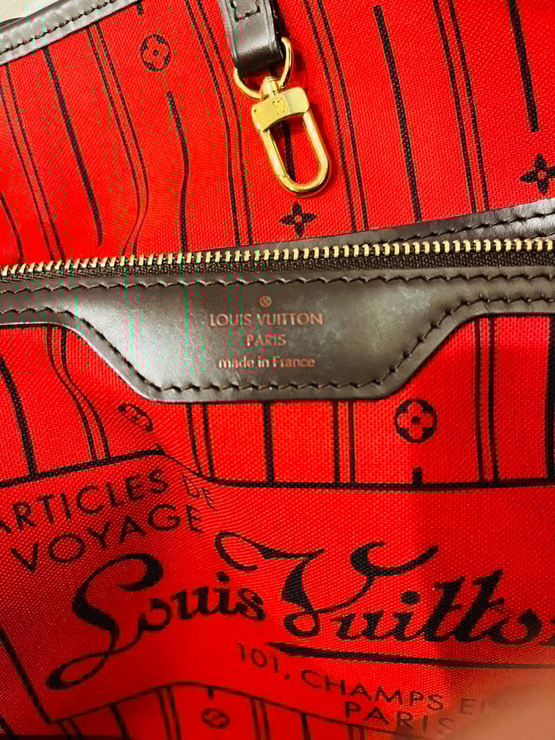 美品 ルイヴィトン バッグ ネヴァーフルMM ダミエ