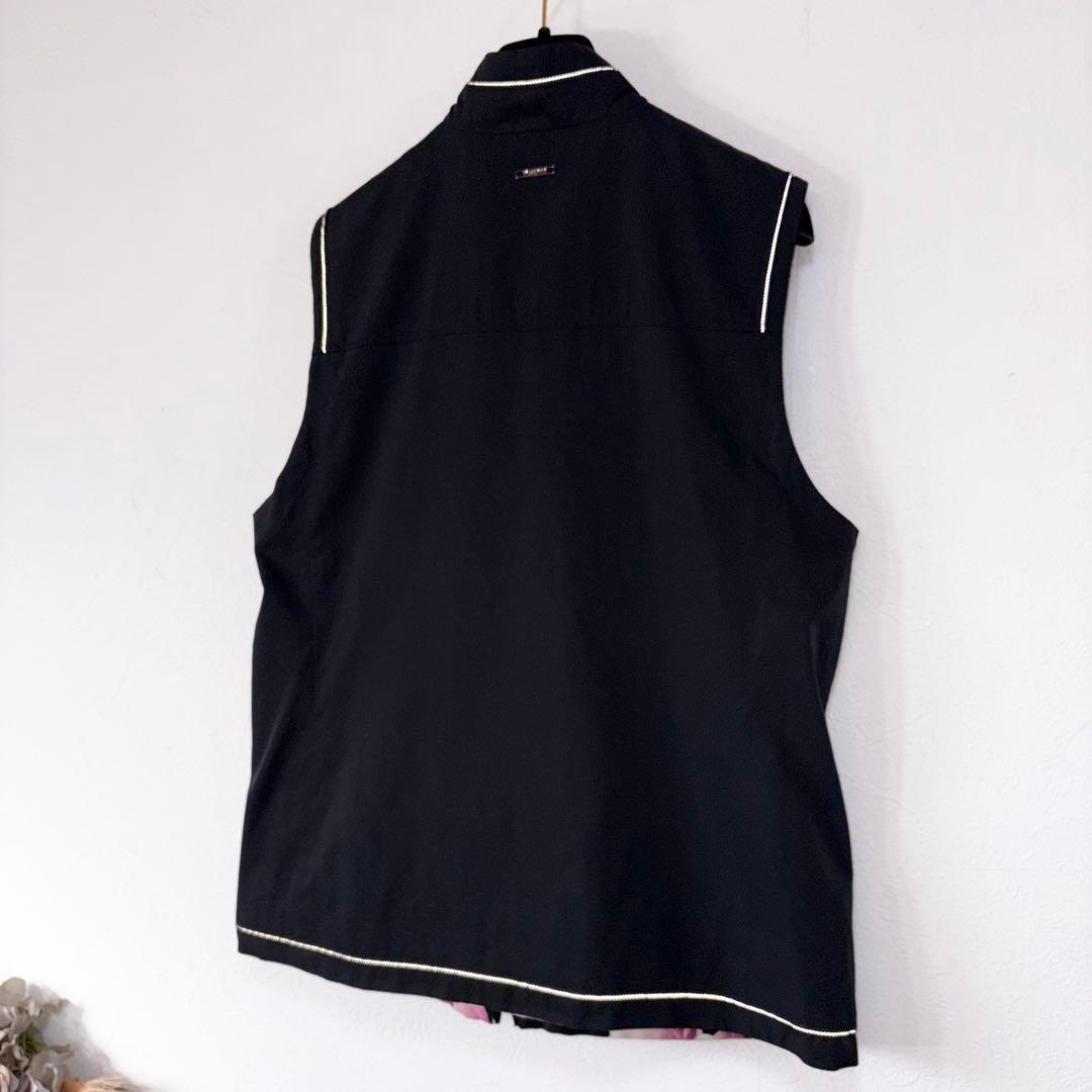 83美品　LEONARDレオナール リバーシブル　ベスト