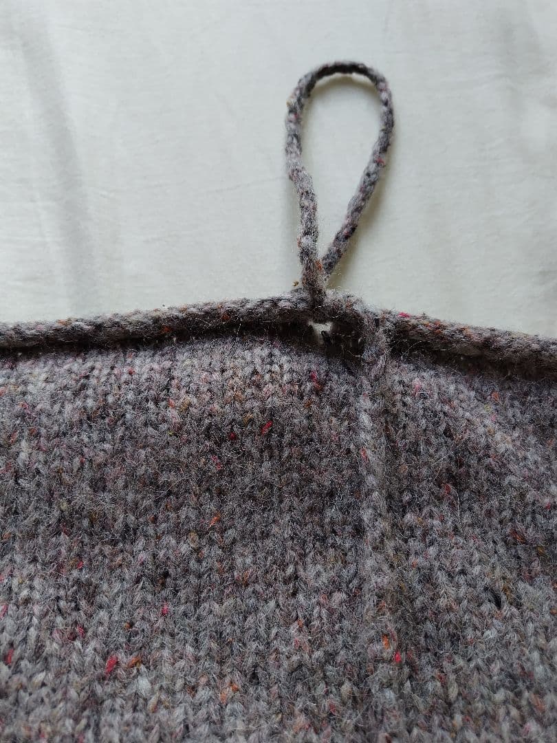 かぐれ カラーネップアルパカニットキャミソール