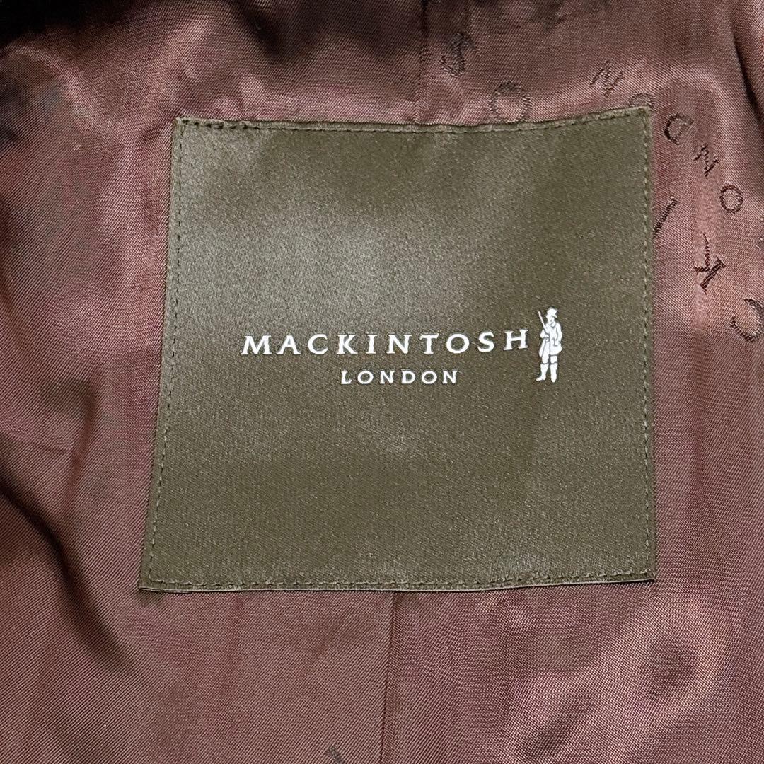 新品同様✨　マッキントッシュ　ロンドン　ピーコート　カシミヤ　36 ブラック　黒