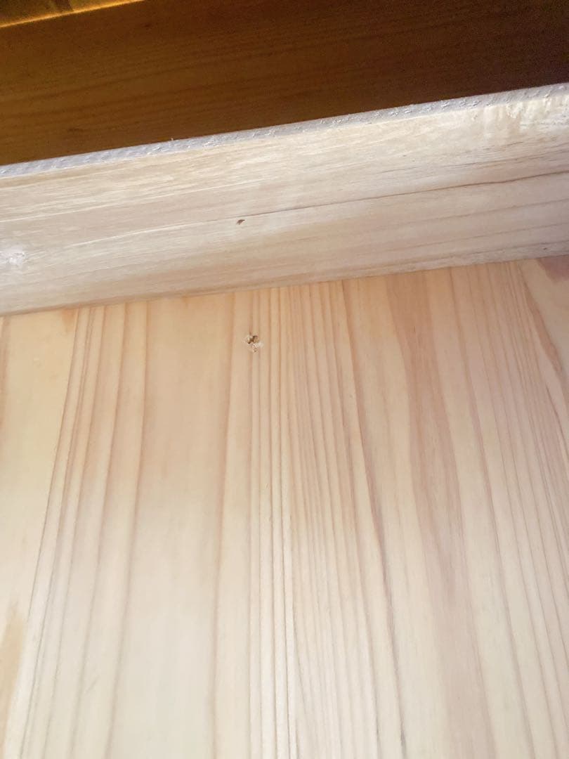 ✨希少✨古家具　木製4段前面ガラス引き出しチェスト