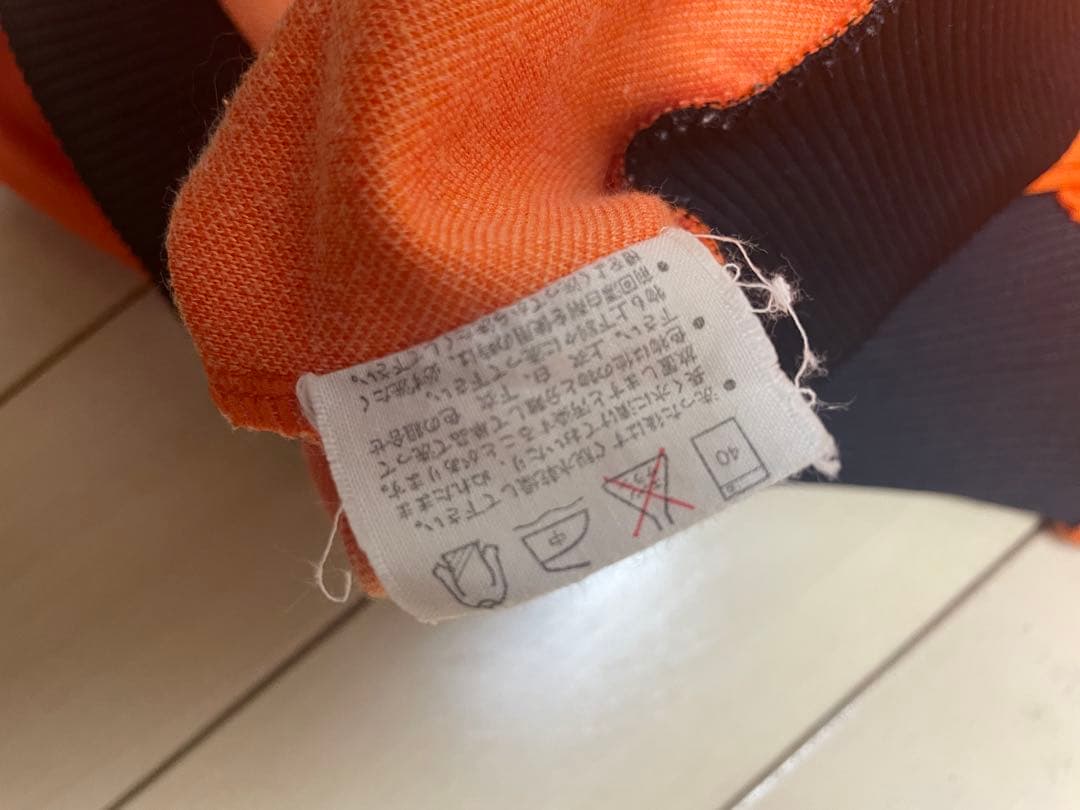 80s adidas ジャージ トラックジャケット オレンジ サイズ2