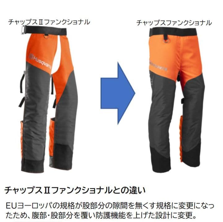 【新品未使用】　Husqvarna ハスクバーナ　チャプス