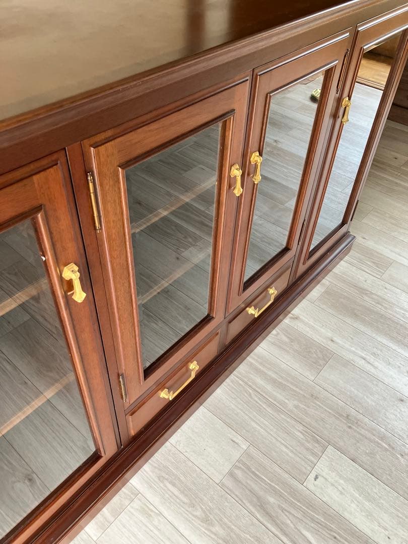 マルニ木工 地中海ロイヤルシリーズ サイドボード キャビネット カップボード