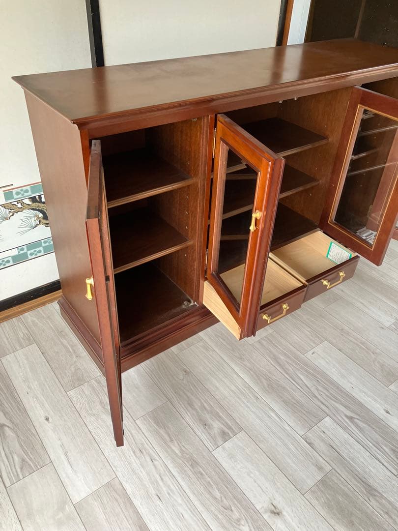 マルニ木工 地中海ロイヤルシリーズ サイドボード キャビネット カップボード