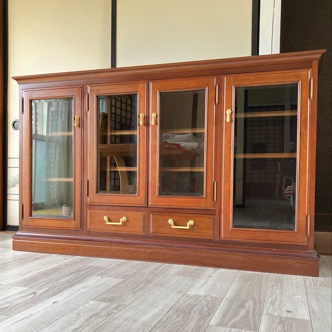 マルニ木工 地中海ロイヤルシリーズ サイドボード キャビネット カップボード