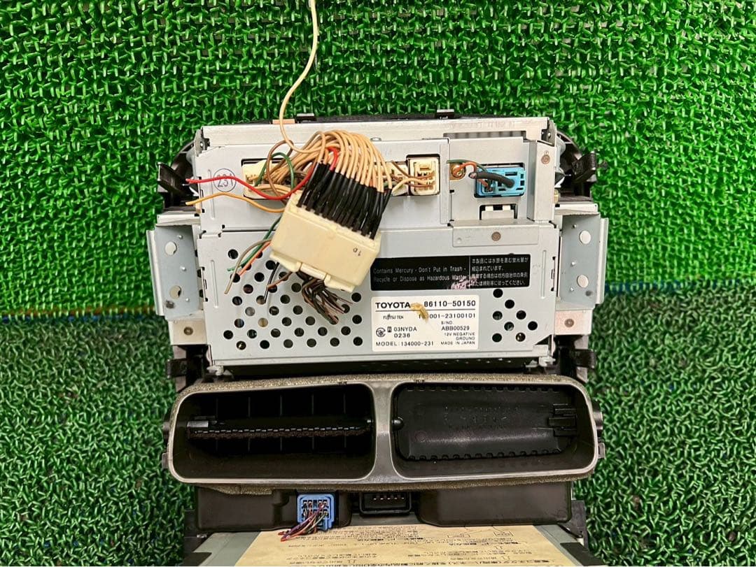 ucf31 セルシオ　30 後期　マルチナビ　ユニット　希少ウッドステッカー付き