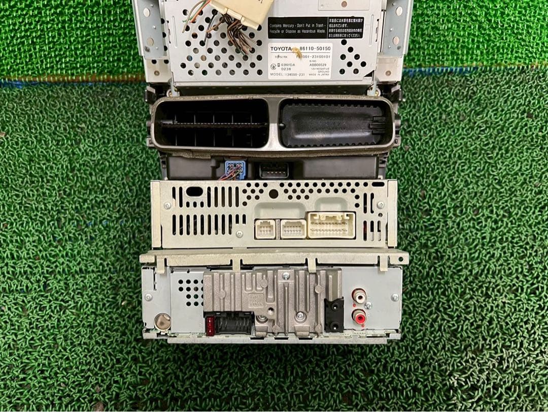 ucf31 セルシオ　30 後期　マルチナビ　ユニット　希少ウッドステッカー付き