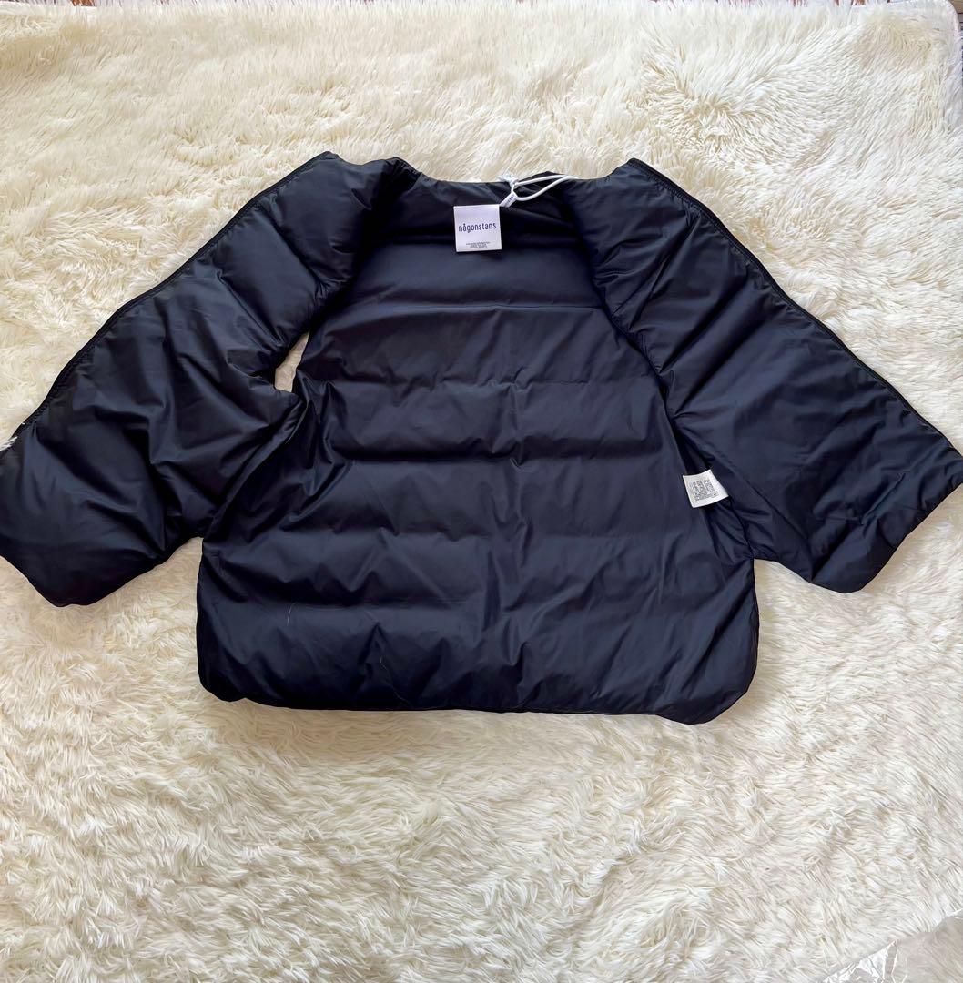 någonstansナゴンスタンスダウンベスト黒ブラックM