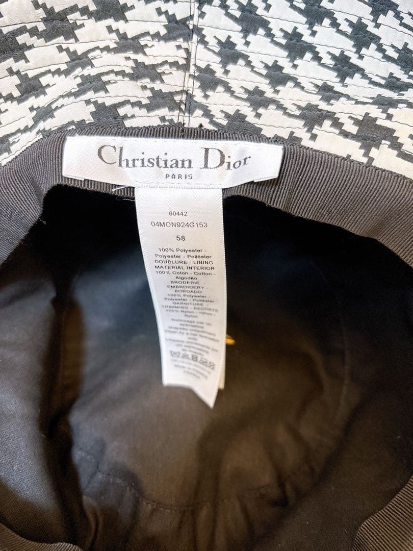 Dior 千鳥柄 バケットハット