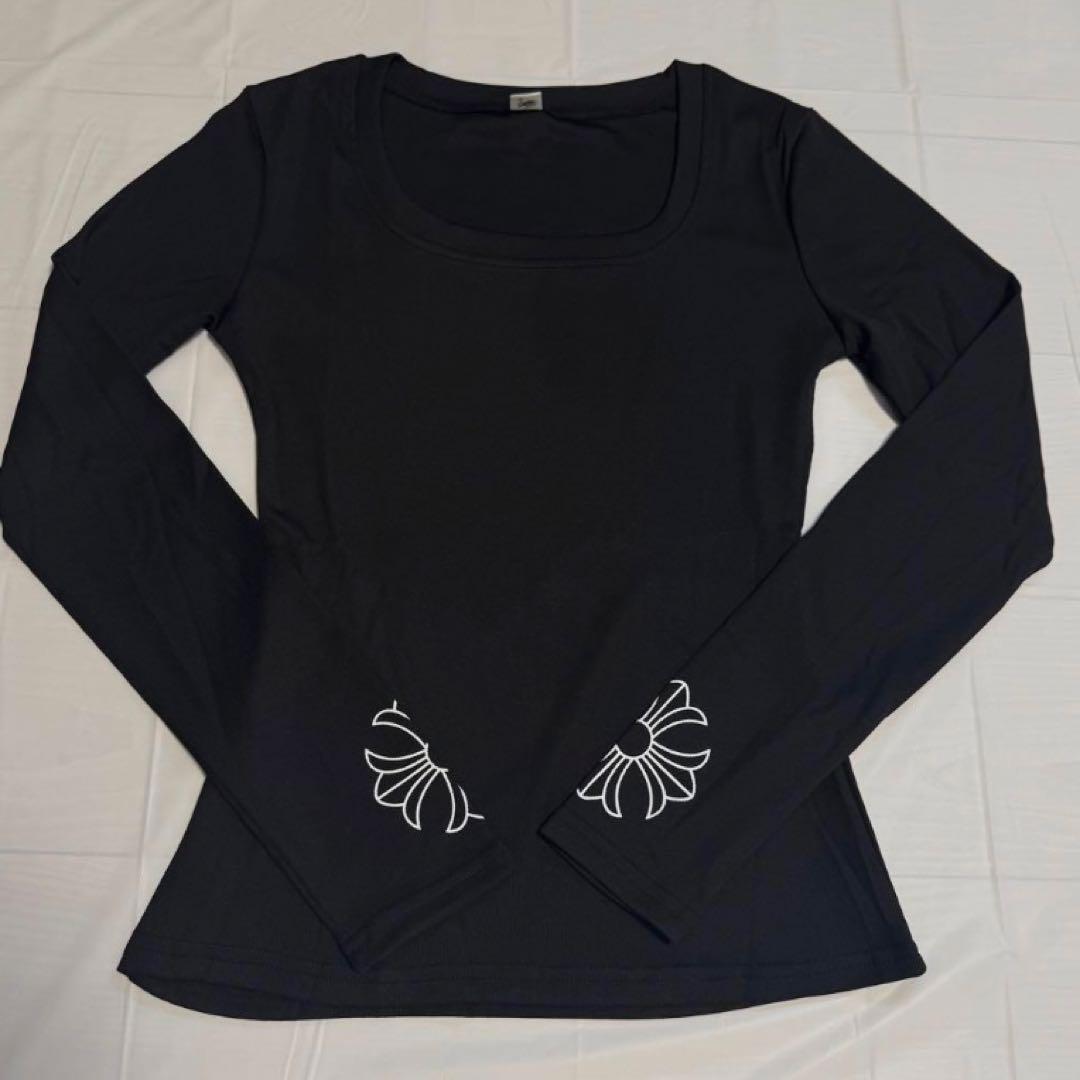 残り1点【新品未使用】クロムハーツ ロングスリーブTシャツ 白 黒 Sサイズ