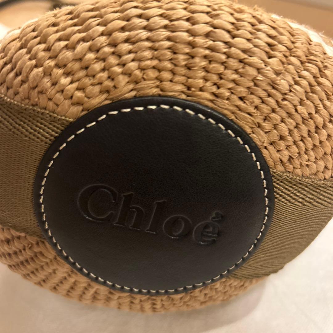 クロエ　「Woody」スモールカゴバッグ