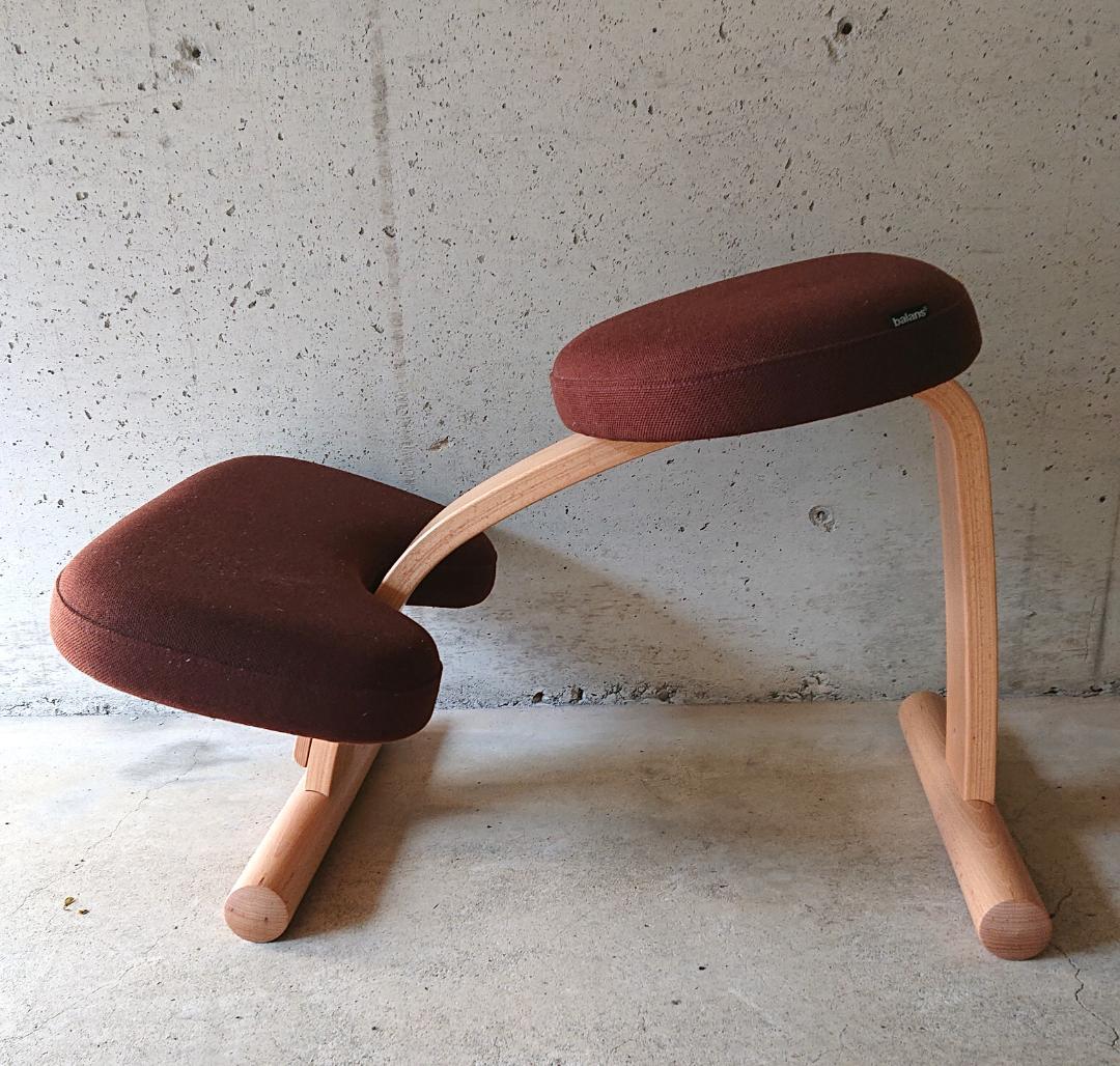 【美品】サカモトハウス バランスチェアイージー　ブラウン(ショートフレーム)②