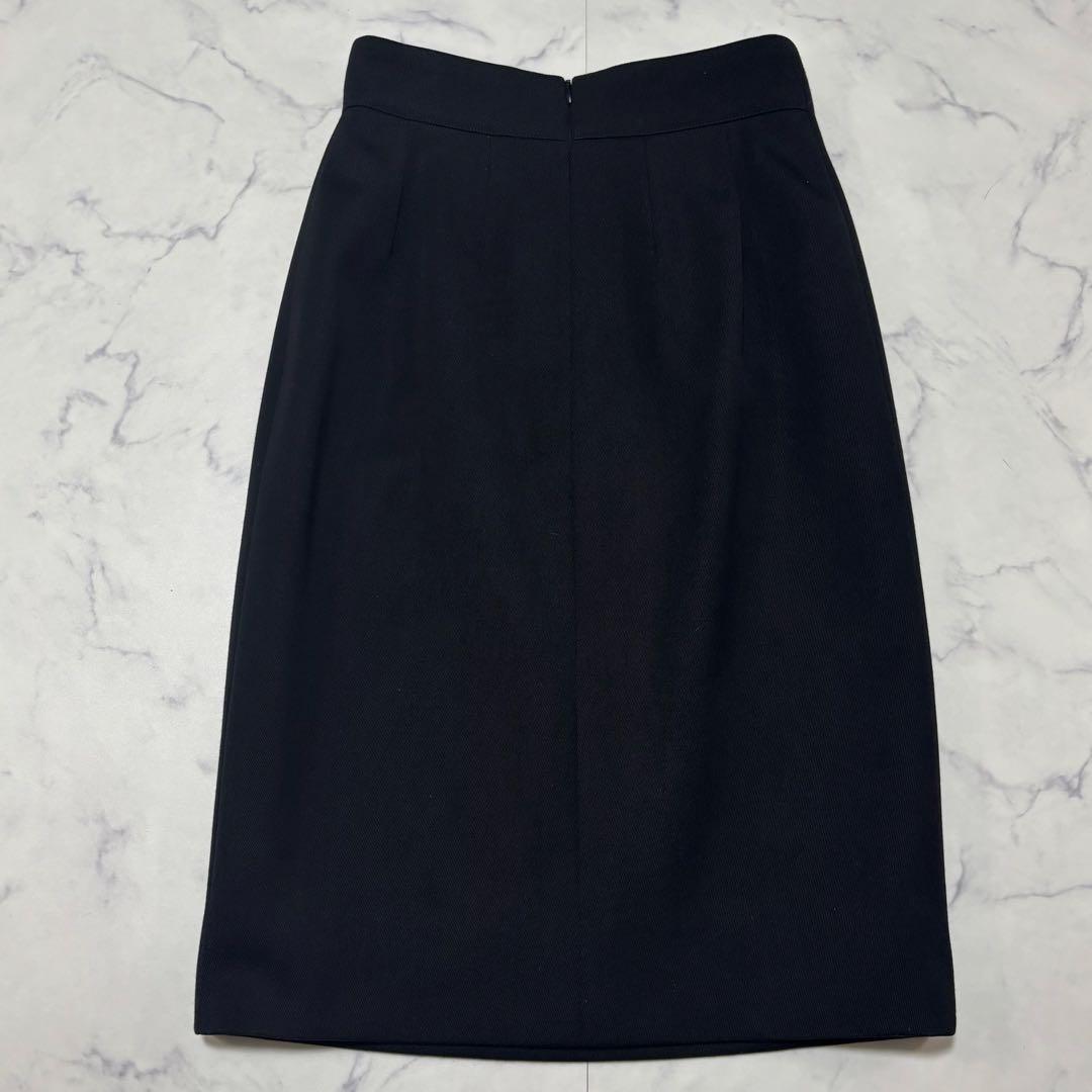 CELINE/セリーヌ ダブル ゴールドチェーン付きタイトスカートMサイズ