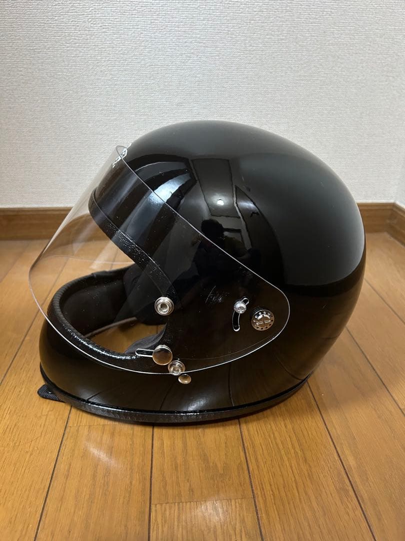 マックホール　アポロ　ブラック　Mサイズ　ヘルメットフルフェイスジェット