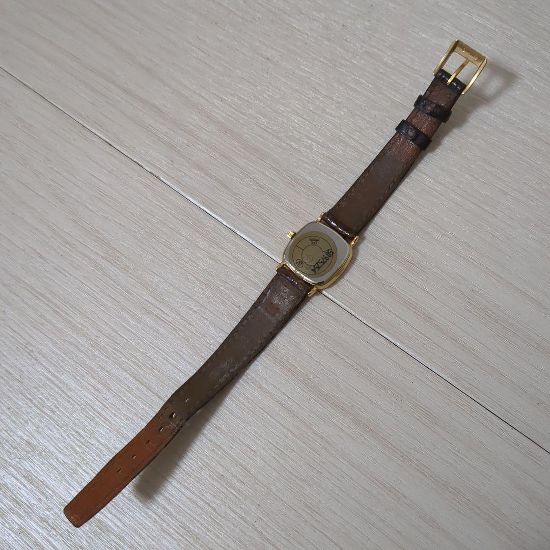 【動作未確認】OMEGA デ・ヴィル クォーツ スクエア レディース腕時計