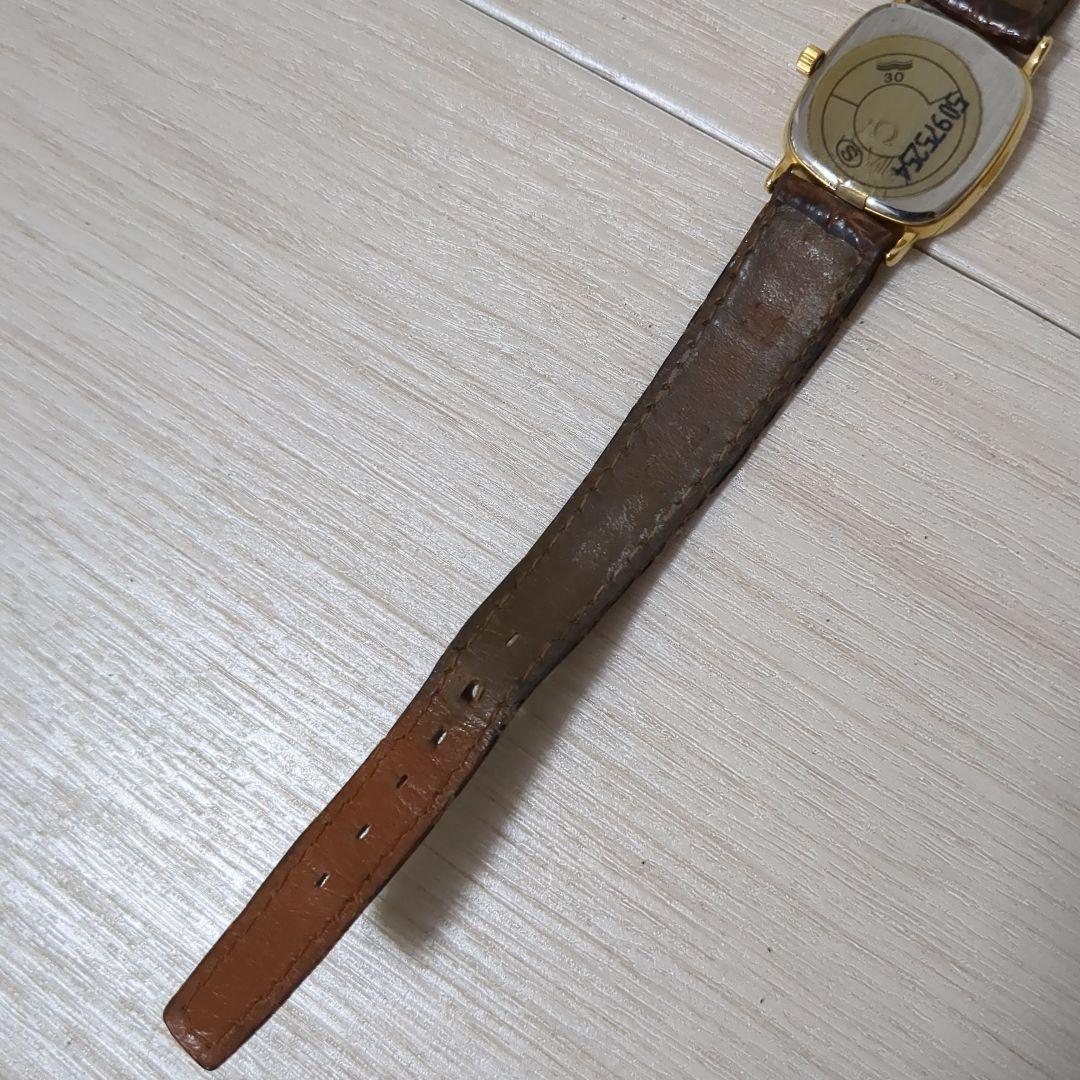 【動作未確認】OMEGA デ・ヴィル クォーツ スクエア レディース腕時計