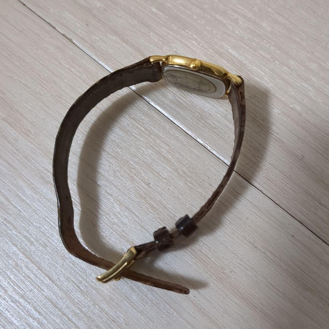 【動作未確認】OMEGA デ・ヴィル クォーツ スクエア レディース腕時計