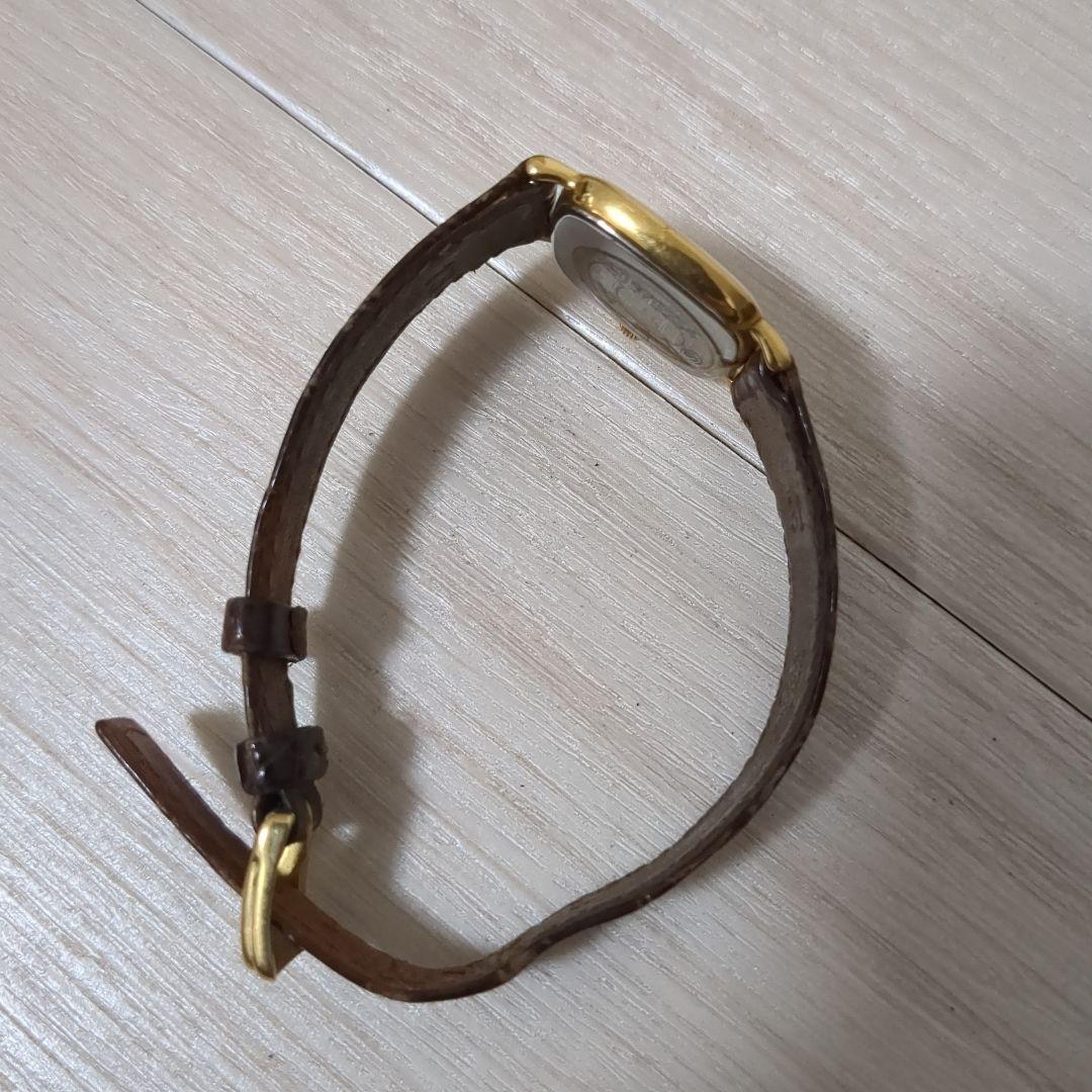 【動作未確認】OMEGA デ・ヴィル クォーツ スクエア レディース腕時計