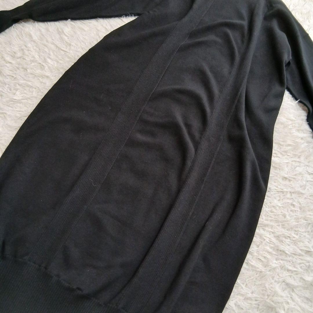 【美品】【UN3D.】23AW　コクーンルーズニットワンピース　黒