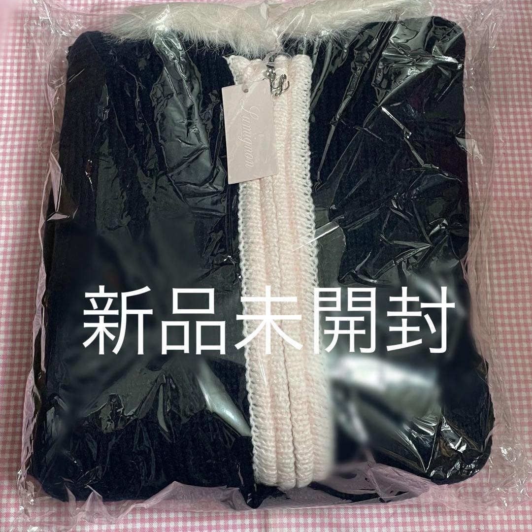 lumignon ルミニョン ファー Big Fur knit hoodie