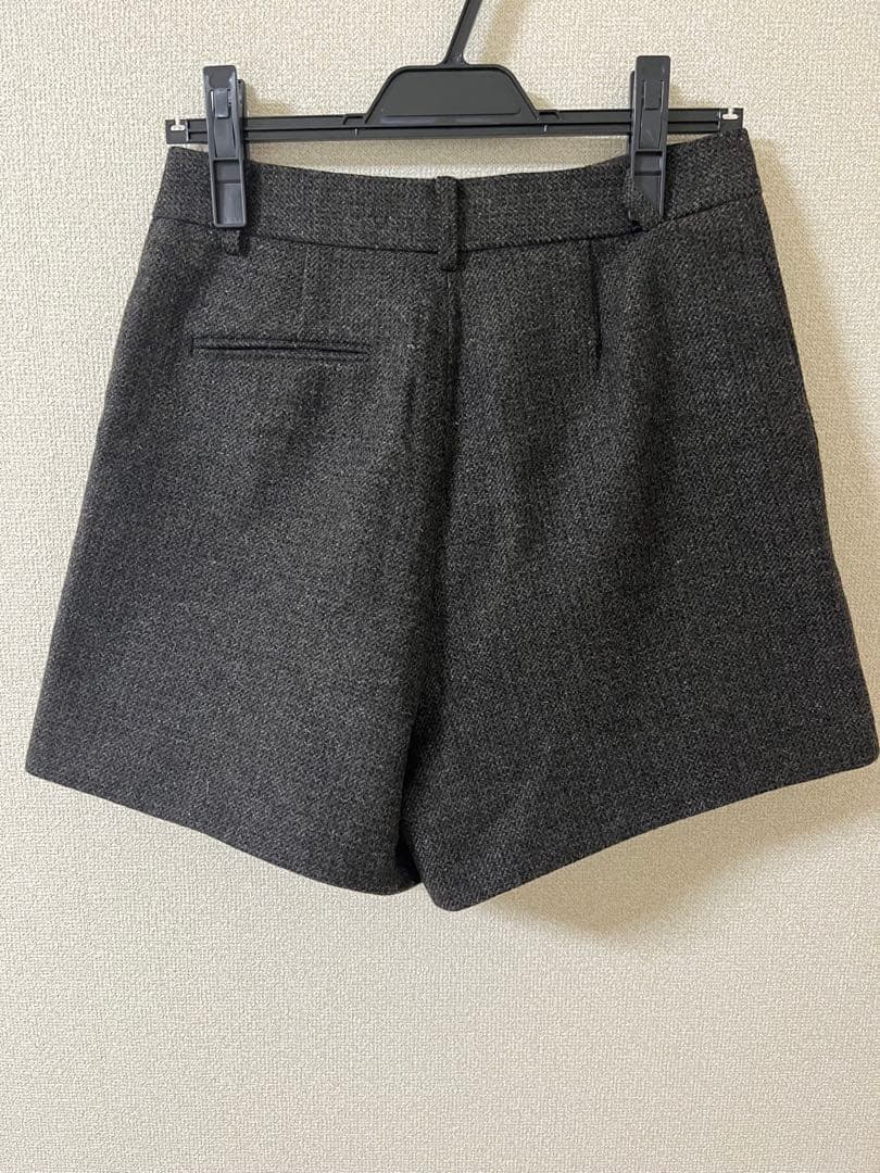 anuke Herringbone Short Pants ブラウン 36