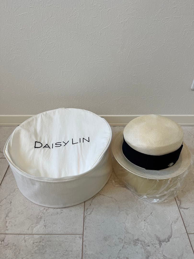 デイジーリン Coco II ココ リボン ハット カンカン帽 ケース付中古