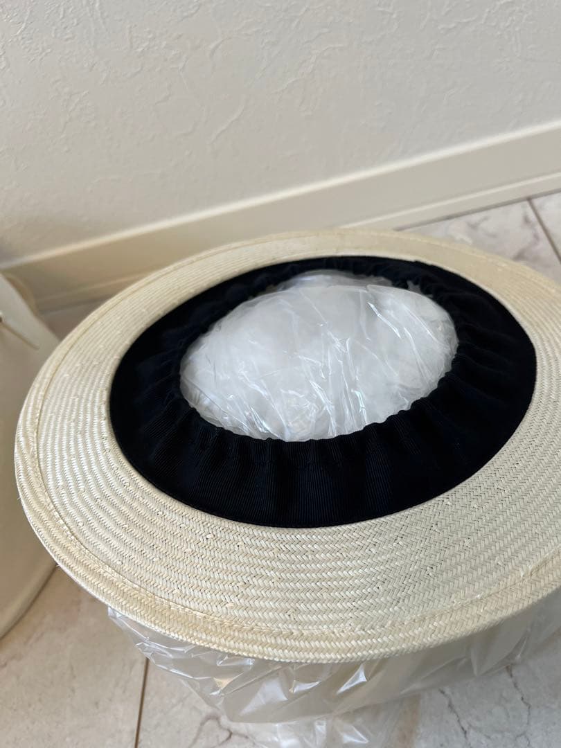 デイジーリン Coco II ココ リボン ハット カンカン帽 ケース付中古